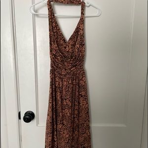 Womens flower print dress